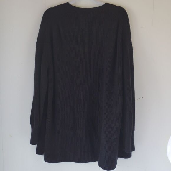Ann Taylor black Chunky Cashmere blend cardigan L/XL - Picture 4 of 5